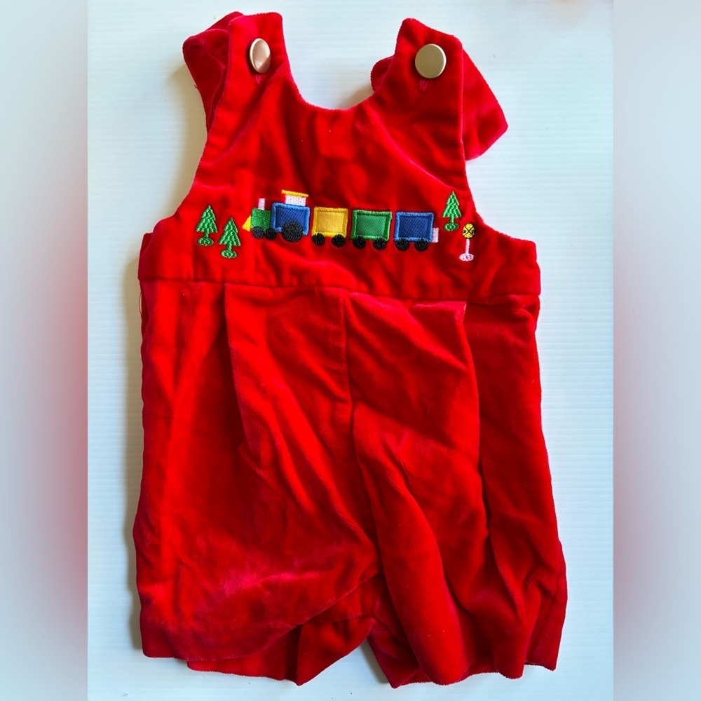 Vintage Christmas Romper 3-6 Months